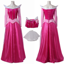 Princess Aurora Costume Sleeping Beauty Cosplay Briar Rose Party Dress