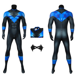 Nightwing Costume Batman: Under the Red Hood Cosplay Richard Grayson Jumpsuit