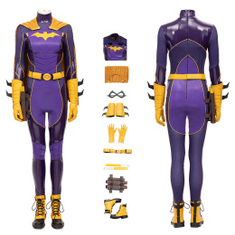 Batgirl Costume Batman: Gotham Knights Cosplay Barbara Gordon Jumpsuit Full Set