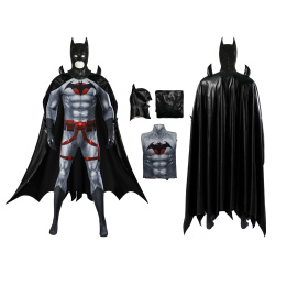 Batman Costume Flashpoint Cosplay Thomas Wayne Outfit Full Set