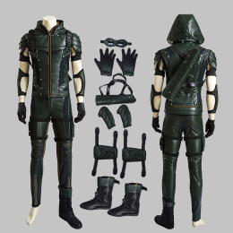 Green Arrow Costume Arrow Season 4 Cosplay Oliver Queen Full Set