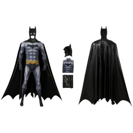 Batman Costume Justice League: Warworld Cosplay Officer Wayne High Quality