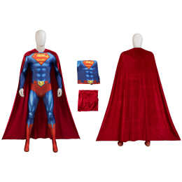 Superman Costume Justice League: Warworld Cosplay Agent Kent Outfit Full Set