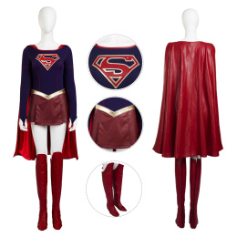 Supergirl Costume Supergirl Season 1 Cosplay Kara Zor-El Full Set Fancy Halloween