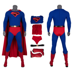 Superman Costume Crisis On Infinite Earths Cosplay Clark Kent Full Set