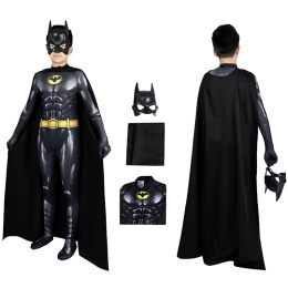 Batman Costume The Flash Cosplay Bruce Wayne Full Set Outfit
