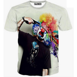 Hipster Dead Clown 3D T-Shirt