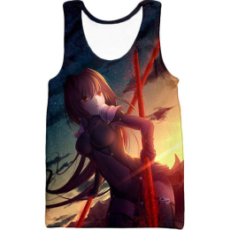 Fate Stay Night Powerful Rider Scathach Action Tank Top FSN060