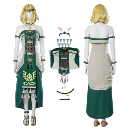 Princess Zelda Costume The Legend of Zelda: Tears of the Kingdom Cosplay Beautiful Dress