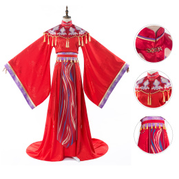 Li ZeYan Costume Mr Love: Queen's Choice Cosplay Red Suit