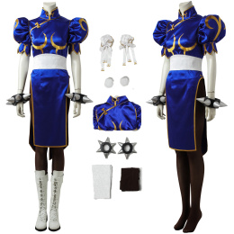 Chun-Li Costume Street Fighter Wiki Cosplay Cute Outfit