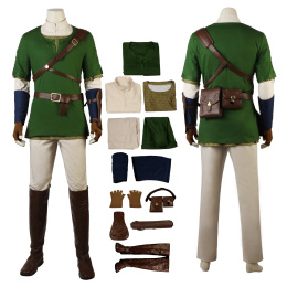 Link Costume The Legend of Zelda: Twilight Princess Cosplay Christmas Outfit