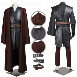 Anakin Skywalker Costume Star Wars Episode III Revenge of the Sith Cosplay For Halloween