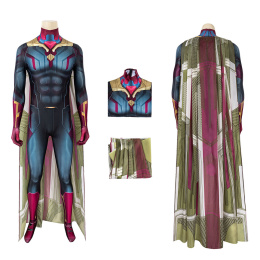 Vision Costume Avengers: Infinity War Cosplay Jumpsuit