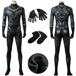 Black Panther Costume Captain America: Civil War Cosplay T'Challa Full Set