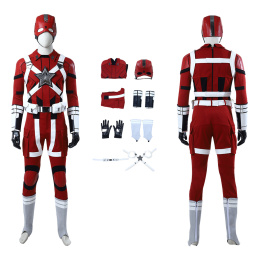 Red Guardian Costume Black Widow Cosplay Full Set