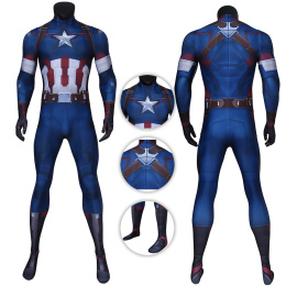 Captain America Costume Avengers: Age of Ultron Cosplay Steve Rogers Full Set