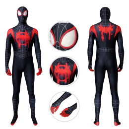 Spider-Man Costume Spider-Man: Into the Spider-Verse Cosplay Miles Morales Full Set