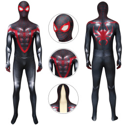 Spider-Man Costume Marvel's Spider-Man: Miles Morales (PS5) Cosplay Jumpsuit