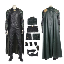 Loki Costume Thor Ragnarok / Thor 3 Cosplay Deluxe Outfit Man Full Set