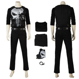 The Punisher Costume The Punisher Season 1 Cosplay Frank Castle