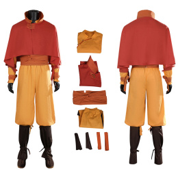 Aang Costume Avatar: The Last Airbender Cosplay High Quality Full Set