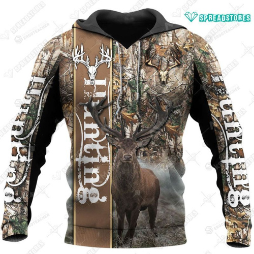 Elk Hunter 2811 3D Hoodie For Hunting Lovers