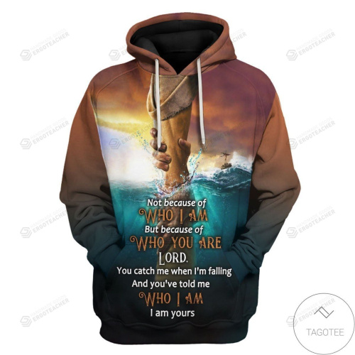 The Sea And Hands Not Because Of Who I Am But Because Of Who You Are 3D All Over Print Hoodie, Zip-up Hoodie