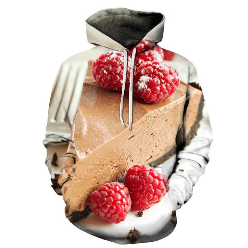 Chocolate Strawberry Dessert 3D Hoodie Sweatshirt Pullover