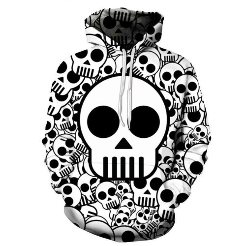 Cute Skull 3D Sweatshirt Hoodie Pullover
