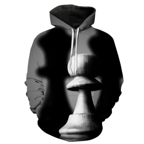 Chess Shadow 3D - Sweatshirt, Hoodie, Pullover