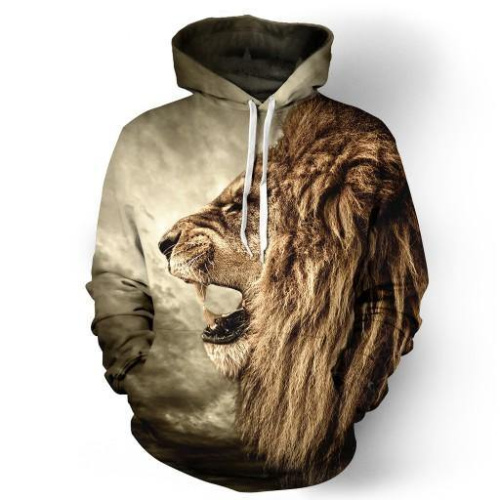 Lion Roaring 3D Sweatshirt, Hoodie, Pullover