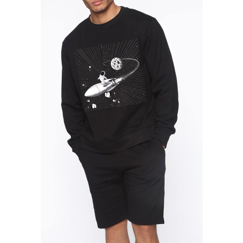 Astronaut Skater Funny Sweatshirt For Men