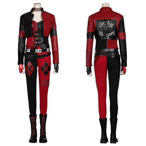 The Suicide Squad- Harleen Quinzel/Harley Quinn Coat Pants Outfits Halloween Carnival Suit Cosplay Costume