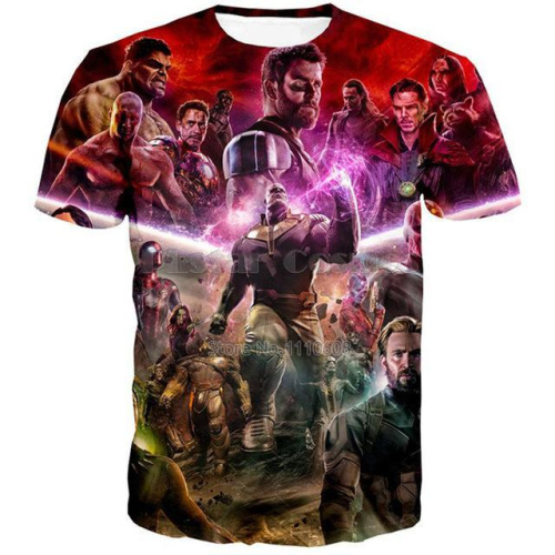 avengers superheroes T-shirt
