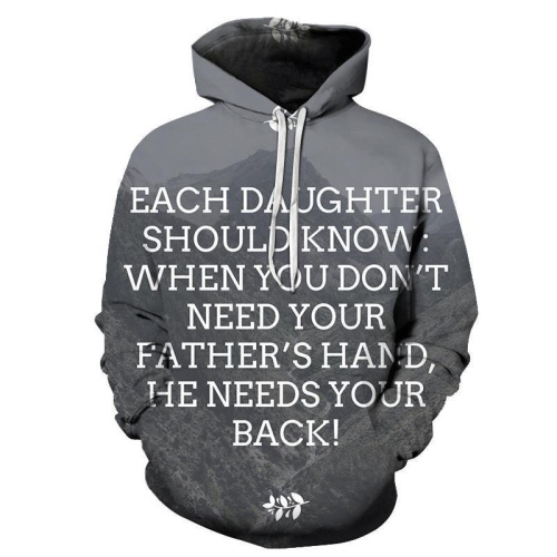 Father Needs Your Back 3D - Sweatshirt, Hoodie, Pullover