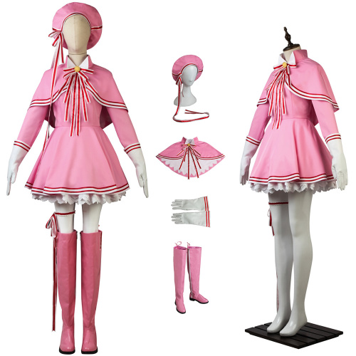 Sakura Kinomoto Costume Cardcaptor Sakura: Clear Card Cosplay Combat Gear