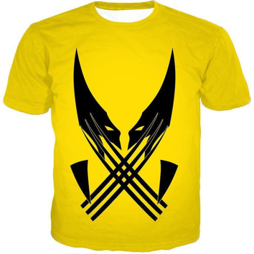 Best Mutant Hero Wolverine Promo Yellow T-Shirt