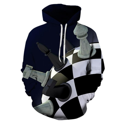 Chess Globe 3D - Sweatshirt, Hoodie, Pullover