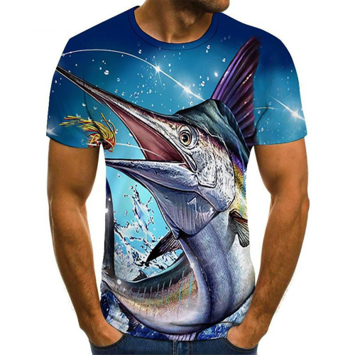 Big Blue Marlin Fishing 3D Shirt