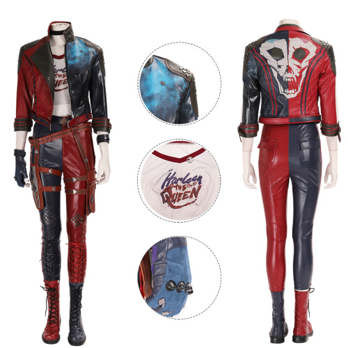 Harley Quinn Costume Suicide Squad: Kill The Justice League Cosplay Halloween Full Set