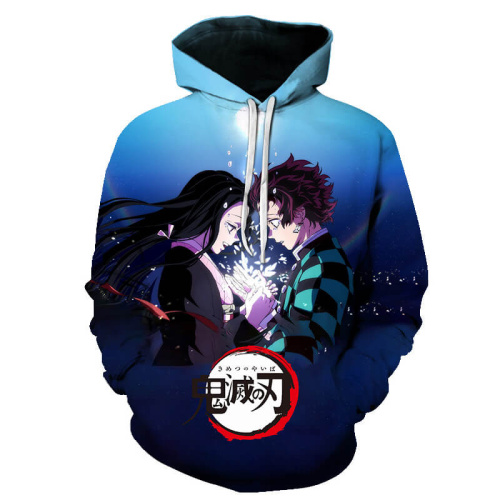 Demon Slayer Kimetsu No Yaiba Anime Kamado Tanjirou 9 Unisex Adult Cosplay 3D Print Hoodie Pullover Sweatshirt