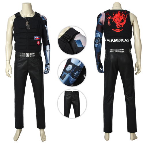 Desmond Miles Costume Cyberpunk 2077 Cosplay Party Outfits