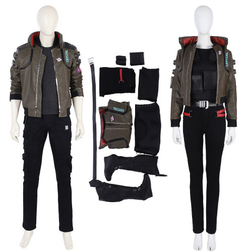 Punk Costume Cyberpunk 2077 Cosplay Punk Male And Female Jacket