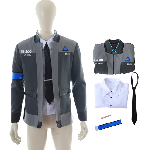 Conner Costume Detroit Become Human Cosplay Man Outfit