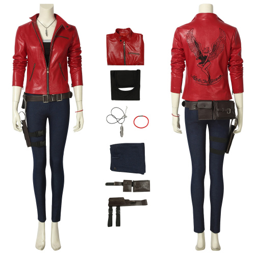 Biohazard Claire Costume Resident Evil 2 Remake Cosplay High Quality Clothes