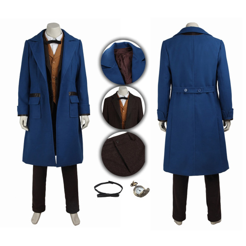 Newt Scamander Costume Fantastic Beasts and Where to Find Them Cosplay Fashional Suit