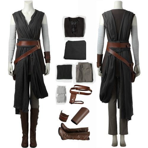 Rey Costume Star Wars The Last Jedi / Star Wars Season 8 Cosplay Full Set For Women