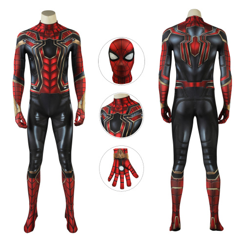 Iron Spider-Man Costume Avengers: Infinity War Cosplay Peter Parker Full Set