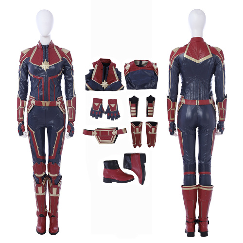 Captain Marvel Costume Captain Marvel Cosplay Carol Danvers Full Set